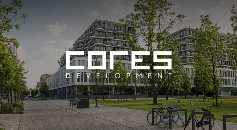 Banner - Cores Development referentie met logo